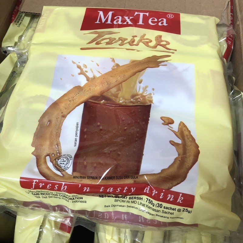 必買@ 印尼奶茶～超人氣 MaxTea 每袋（30包*25公克）