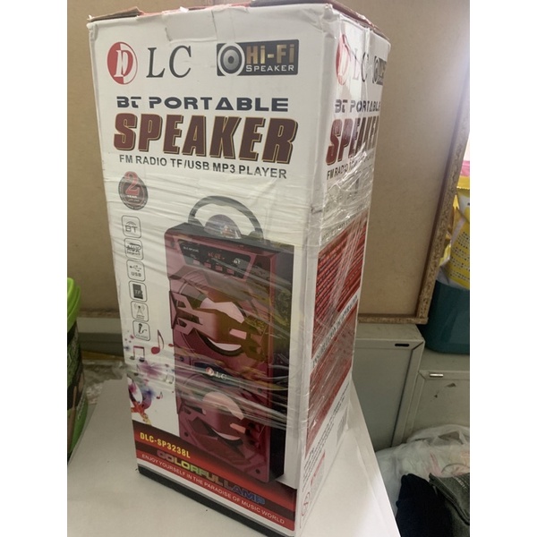 LC BT portable speaker FM radio TF/USB MP3 player 麥克風 藍牙喇叭音箱