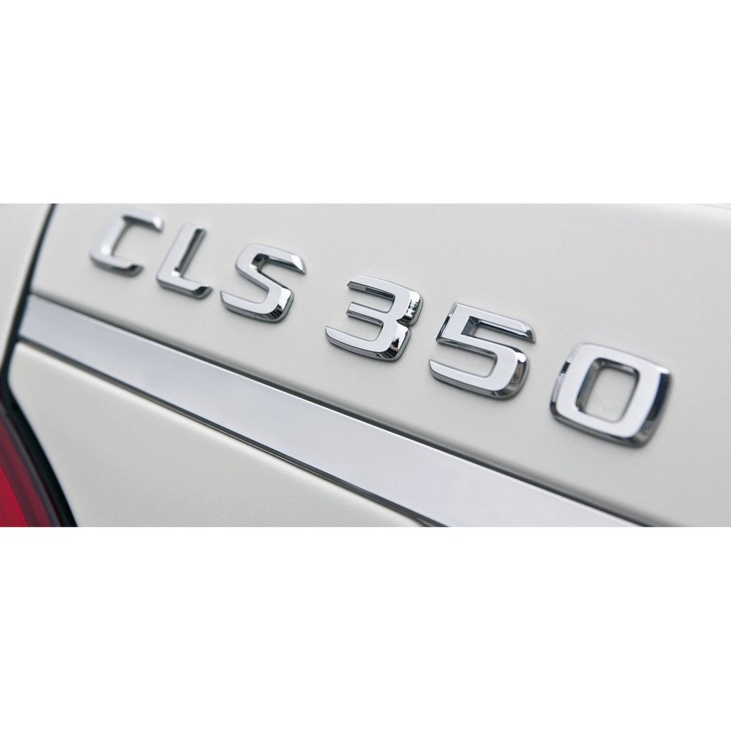 Benz 賓士 2009~2014 W219 CLS350 後車廂鍍鉻字貼 同原廠樣式 字體高度25mm