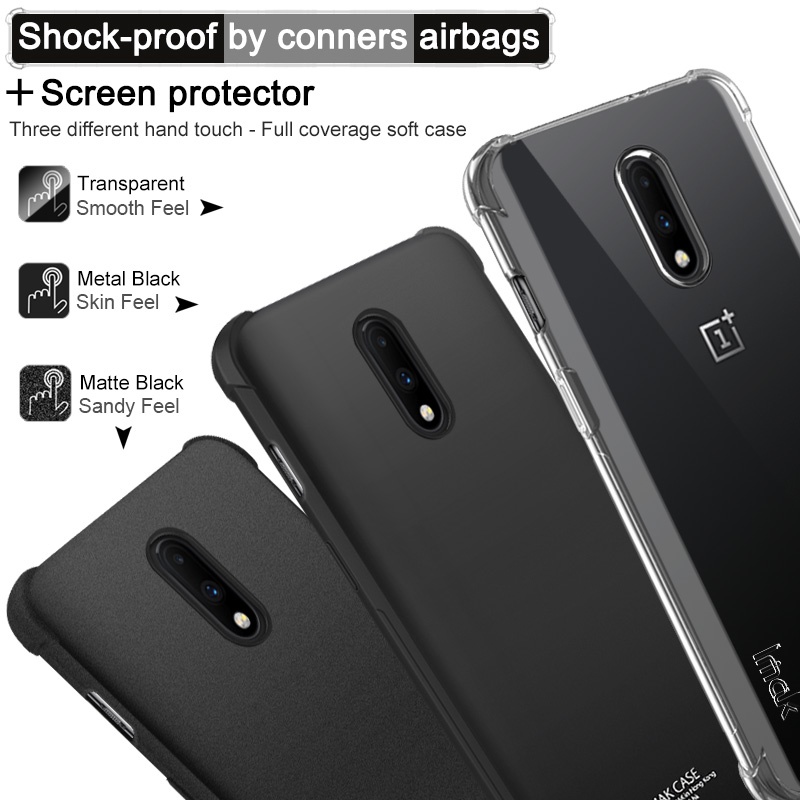 Imak 一加 OnePlus 7 Pro 手機殼 1+7 氣囊防摔 手機套 透明 保護殼 矽膠軟殼 送保護貼