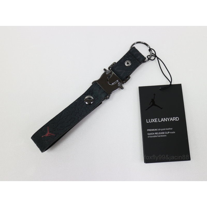(布丁體育)公司貨附發票 NEW JORDAN LUXE 可拆式鑰匙圈 經典JORDAN配色 皮革材質 質感佳