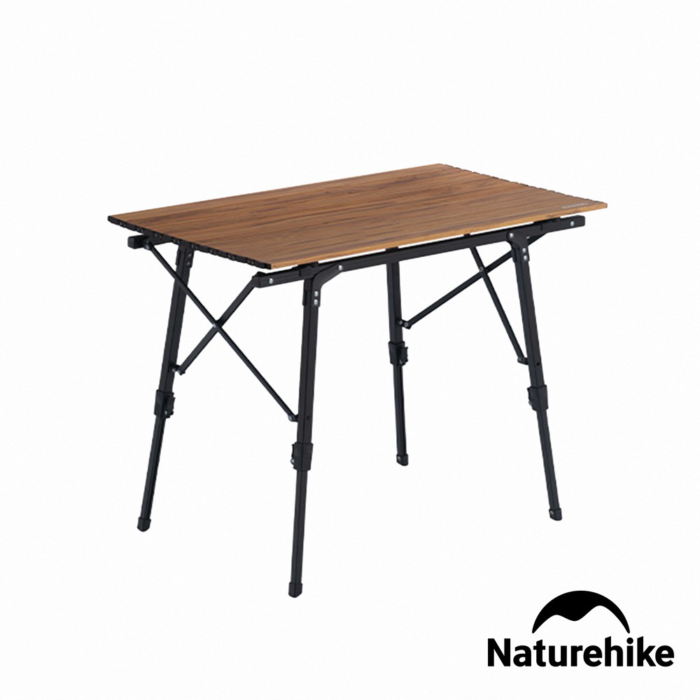 Naturehike 木紋鋁合金戶外便攜可伸縮折疊桌 現貨 廠商直送