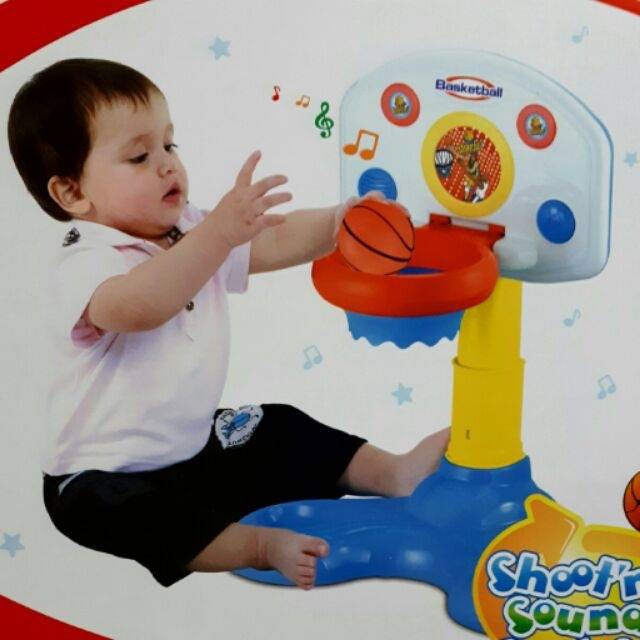 🌞五星玩具🌞37860投籃小能手~音樂籃球板-寶寶運動-趣味聲光