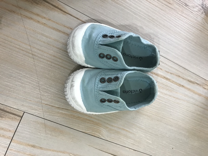 Victoria 西班牙製寶寶香香鞋 帆布鞋Tiffany藍