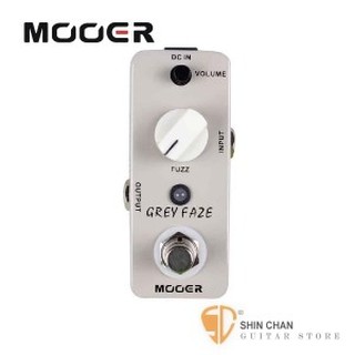 小新樂器館 | Mooer Grey Faze 經典法茲效果器【Fuzz Pedal】【Micro系列GF】