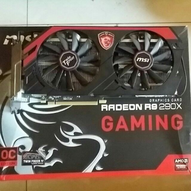 MSI 微星 AMD R9 290X GAMING OC 4G DDR5 晶片與390X相同