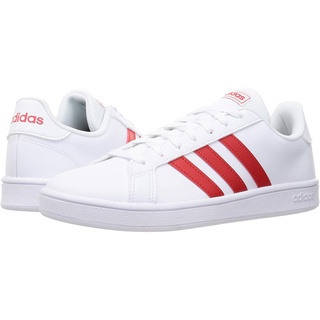 Adidas Grand Court Base EOU26 休閒鞋-鞋内底白色/紅色/白色