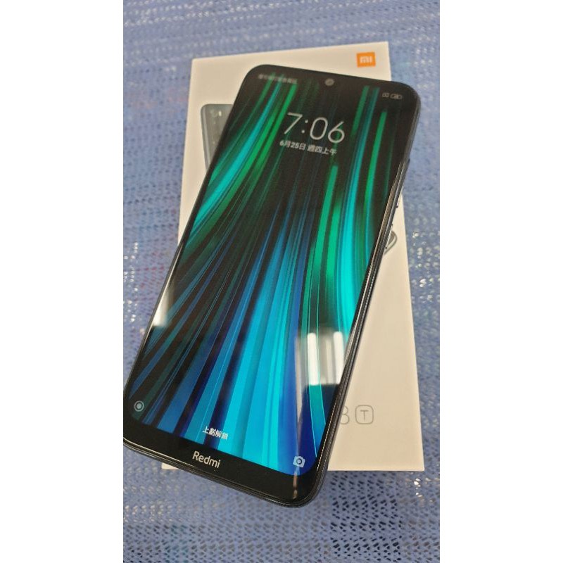 允通      小米 Redmi Note 8T灰色3g / 32g 【保固中超漂亮】二手盒裝中古機