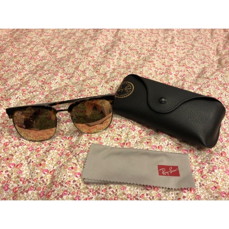 ［二手］雷朋/RayBan 粉色水銀鏡面墨鏡/太陽眼鏡