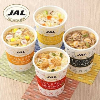 大賀屋 日本製🇯🇵 日清 JAL泡麵 商務艙限定 杯麵 泡麵 海鮮什錦 和風醬油拉麵 日航 正版 J00051341