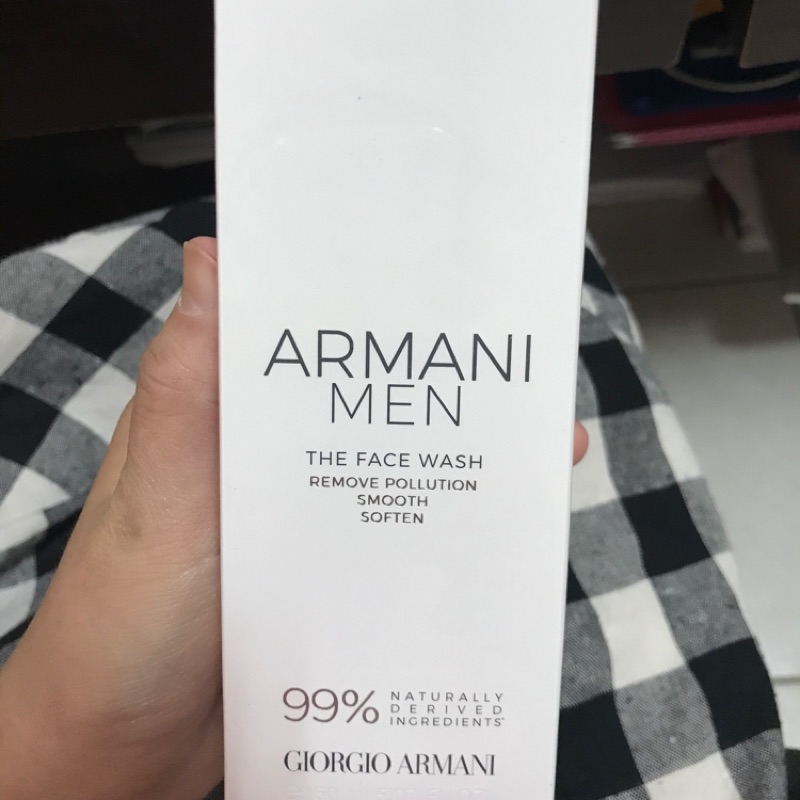 armani men face wash