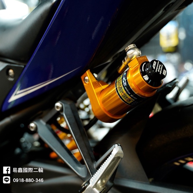 易鑫國際二輪 D2 Racing Sport  D2避震器 YAMAHA YZF-R3 全台首例 永久保固 經銷商