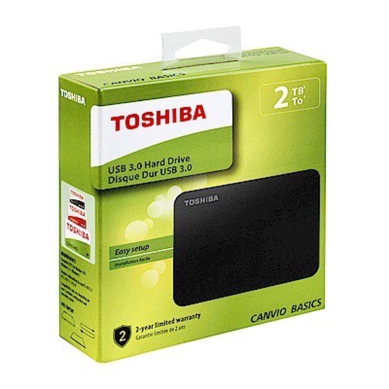 TOSHIBA A3 2TB  2T  黑靚潮III 行動硬碟
