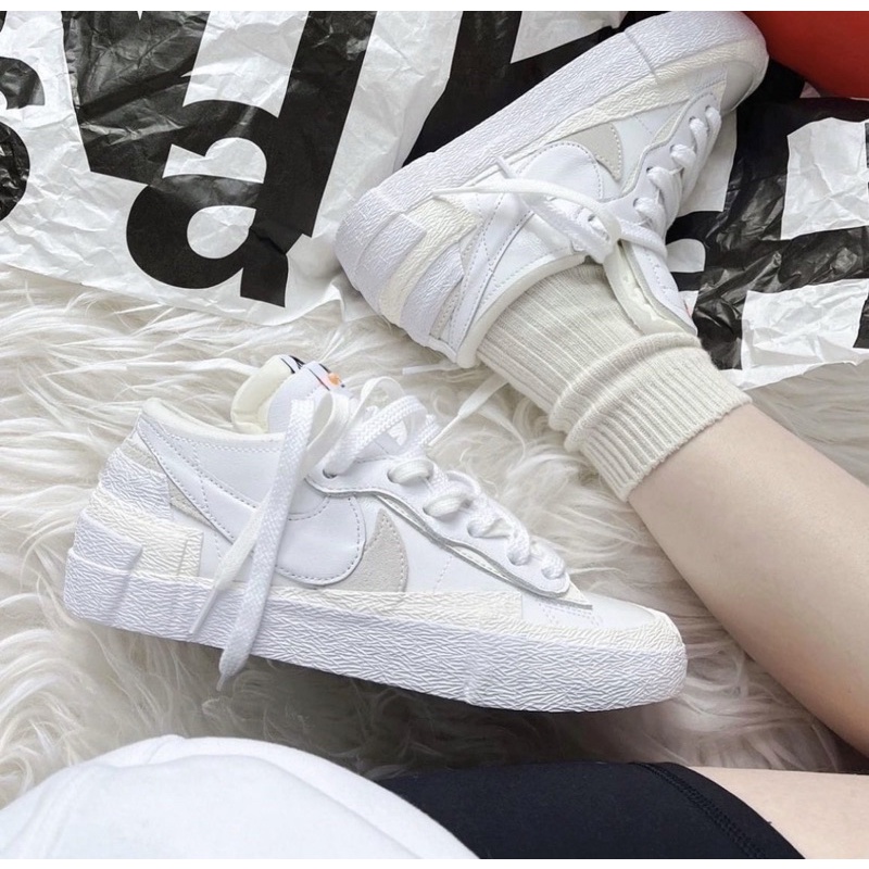 全新 | Nike Blazer Sacai 奶油小白鞋 24.5cm