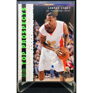 LeBRON JAMES 新人卡 RC NBA 籃球卡 2003-04 UD Top Prospects #60 詹皇