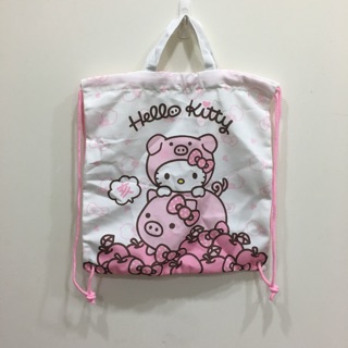 [ 全新正品 ］7-11 Hello Kitty 帆布袋 縮口袋 背包 帆布包