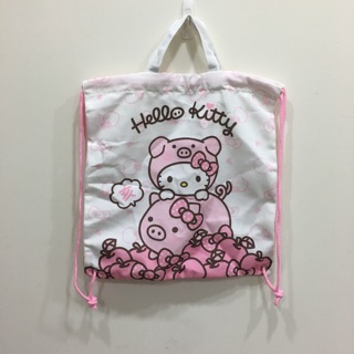 [ 全新正品 ］7-11 Hello Kitty 帆布袋 縮口袋 揹包 帆布包