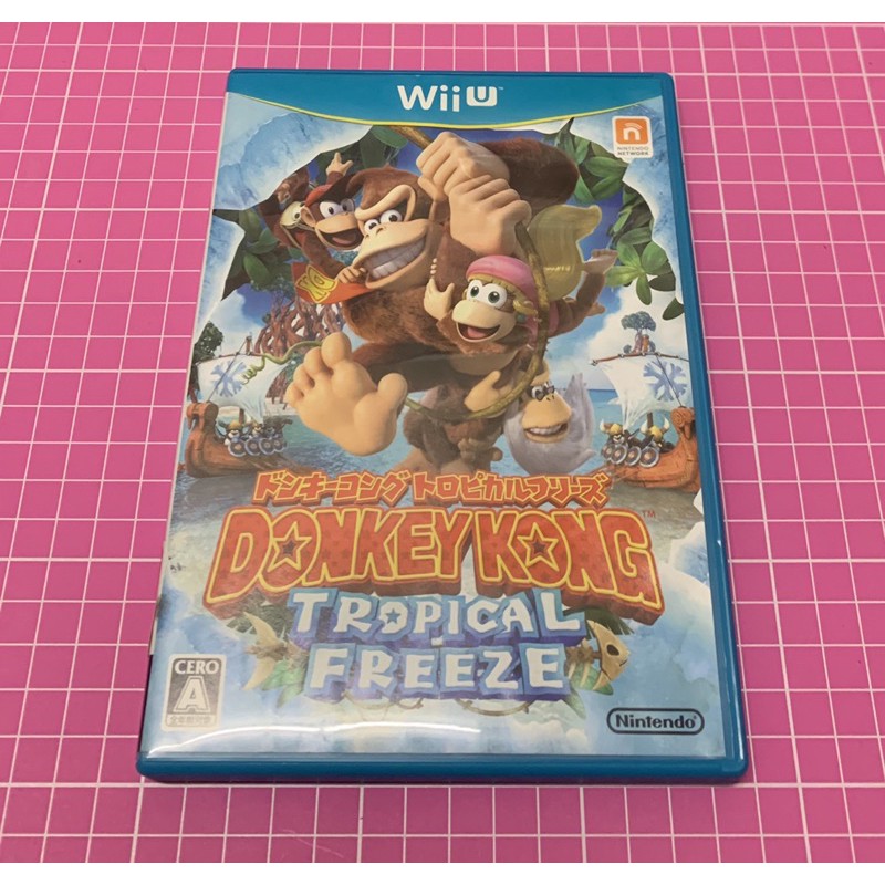 「優質良品」 WiiU Wii U 原版遊戲片 金剛之熱帶極凍 正版片 純日版 任天堂 二手片