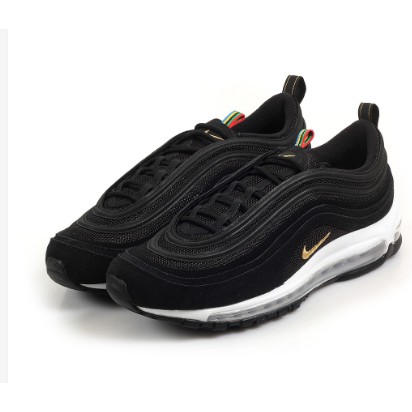 現貨正品NIKE AIR MAX 97 QS 黑金 麂皮 彩虹 反光 金勾 男女鞋 OG CI3708-001