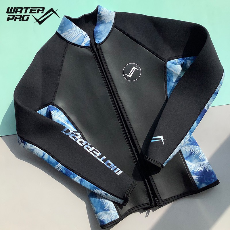 【WaterPro官方旗艦店】{WaterPro}-3mm Leather Flexa 女款潛水防寒上衣 夾克