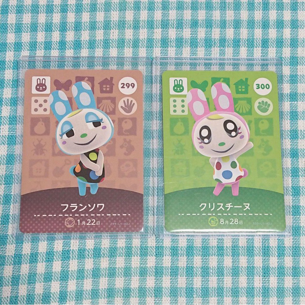 どうぶつの森 あつ森 Amiibo カード クリスチーヌ フランソワ 蝦皮購物