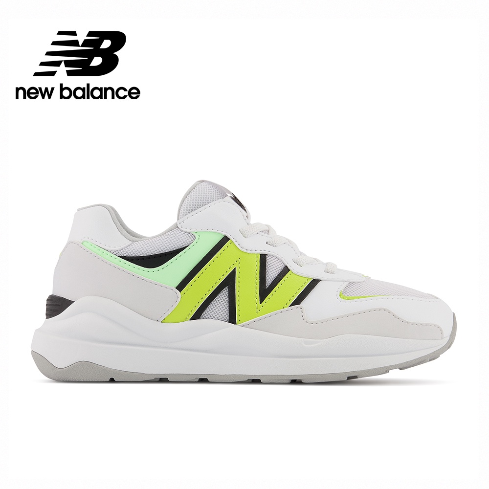 【New Balance】 NB 童鞋_中性_白綠色_PV5740SA-W楦 5740 中童