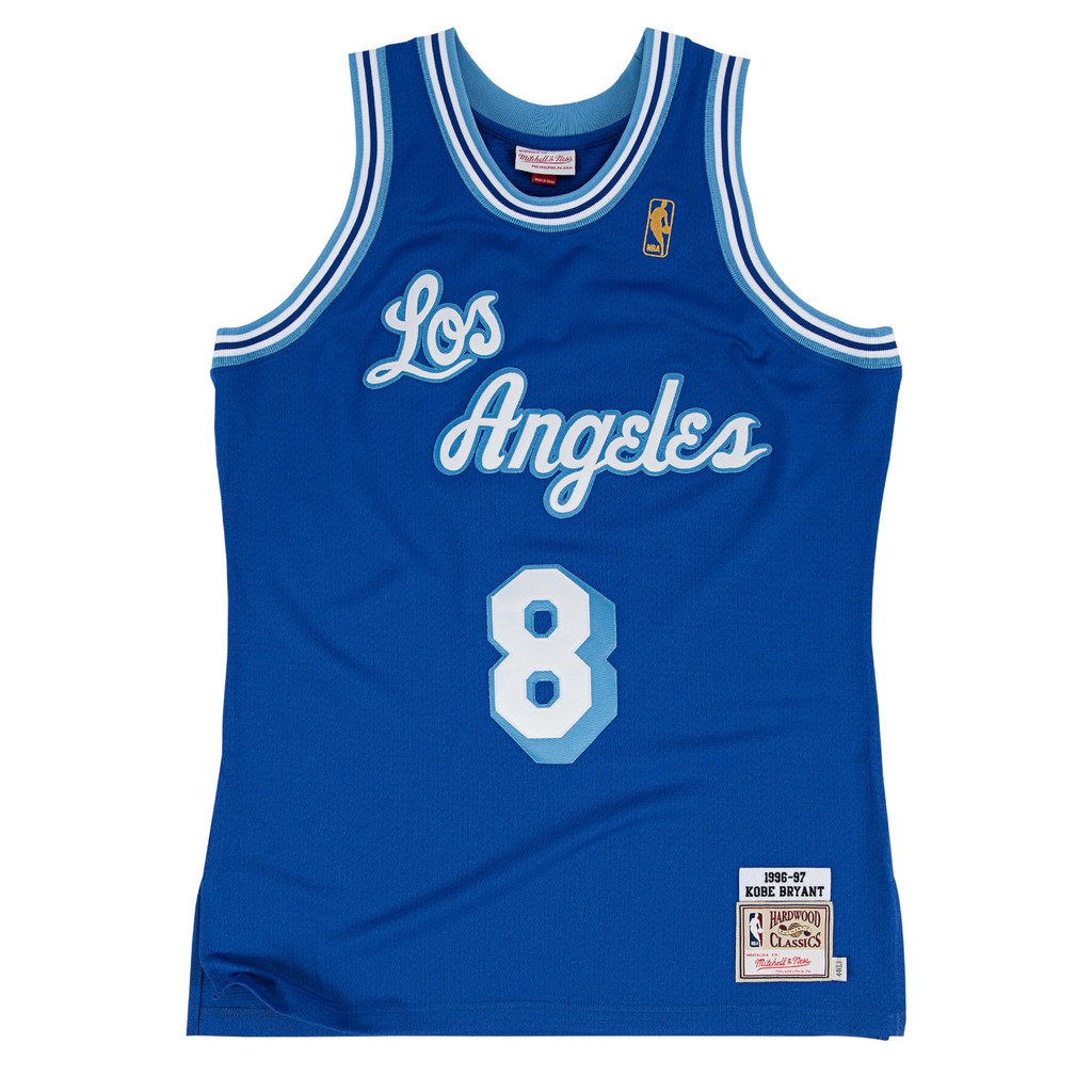 Mitchell &amp; Ness Kobe Bryant 球員版 復古 草寫藍 1996-97 M&amp;N