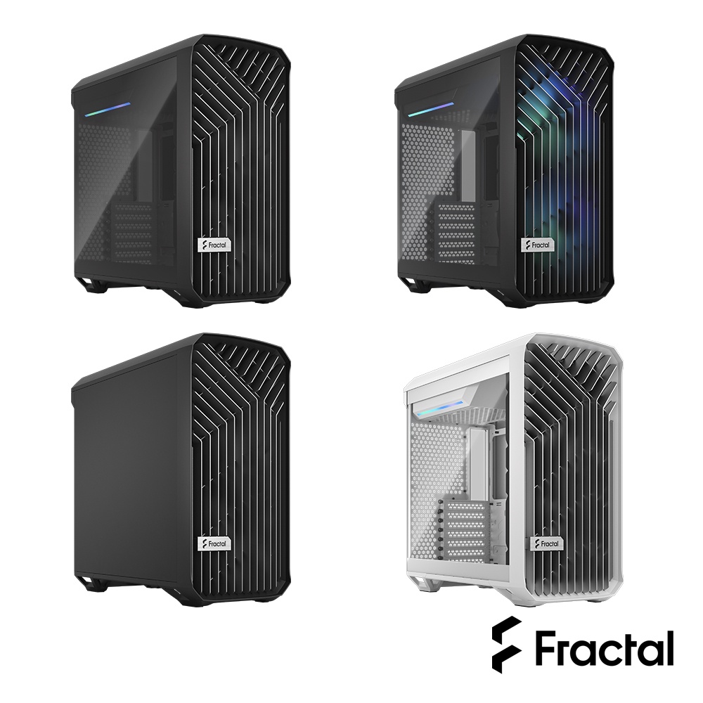 Fractal Design Torrent Compact 機殼 黑色 白色 RGB 靜音 側透 旗艦館 E-ATX