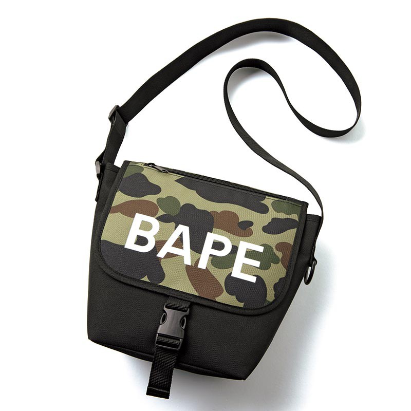 🌱現貨【ɴᴏ.¹⁸⁶】 2020年雜誌附錄 BAPE 迷彩斜背 郵差包 側背包 APE