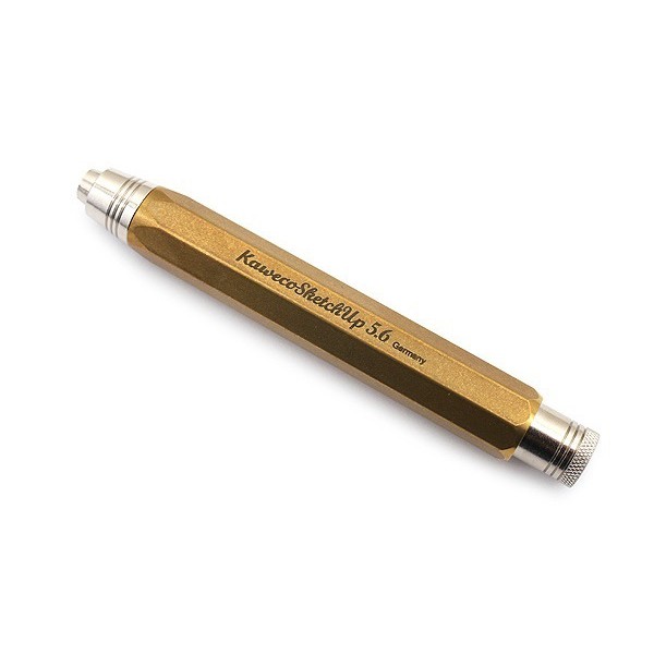 德國 KAWECO Sketch Up 黃銅5.6mm自動鉛筆/工程筆 黃銅八角筆身草圖筆