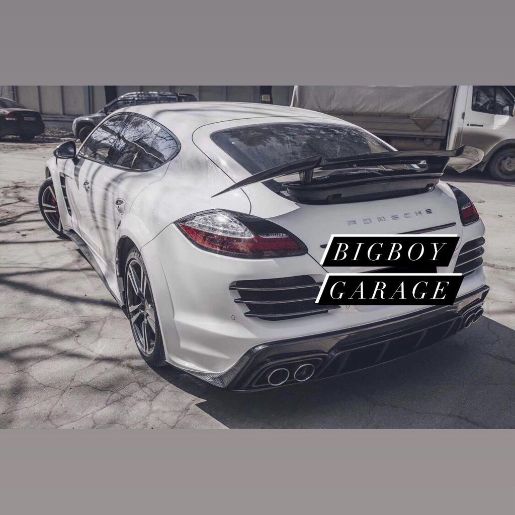 【M.GARAGE】Porsche Panamera 970 971 Mansory 碳纖 雙層 尾翼 改裝 套件