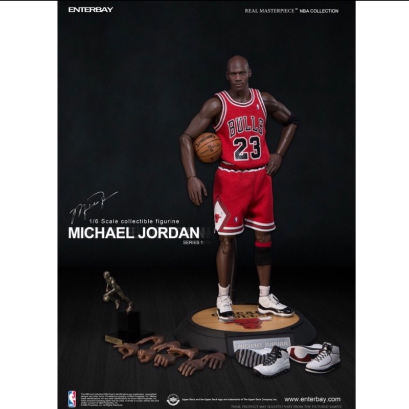 Enterbay 1/6 12吋 Michael Jordan 麥克喬丹 #23 Road Edition 紅球衣