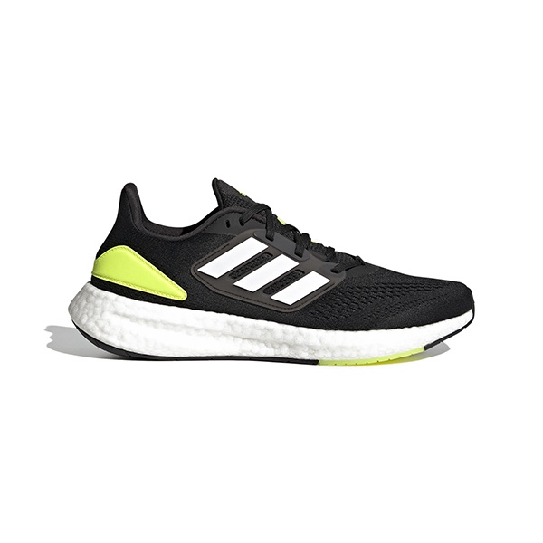 【ADIDAS】愛迪達 PUREBOOST 22 運動鞋 慢跑鞋 黑黃 男鞋 -HQ1449