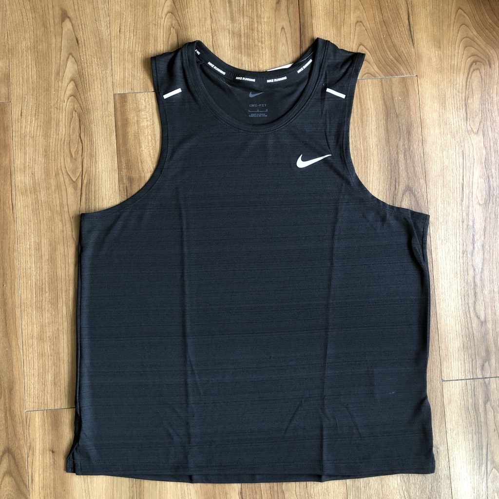 ↘680元!台灣公司貨!NIKE DRI-FIT MILER 男 黑 背心 吸濕排汗 乾爽 舒適 CU5983-010