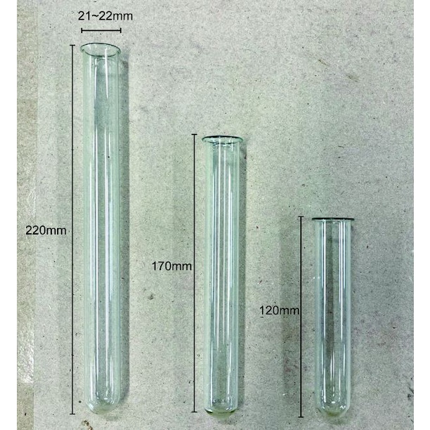玻璃試管 平口試管 實驗用品 試管花器 花架 120/170/220mm