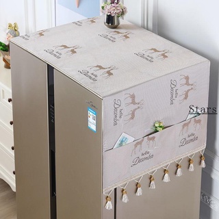 北歐風多用蓋巾冰箱巾洗衣機蓋佈防塵罩微波爐罩套蓋洗衣機防塵布 洗衣機防塵套 洗衣機套 洗衣機罩 防塵罩