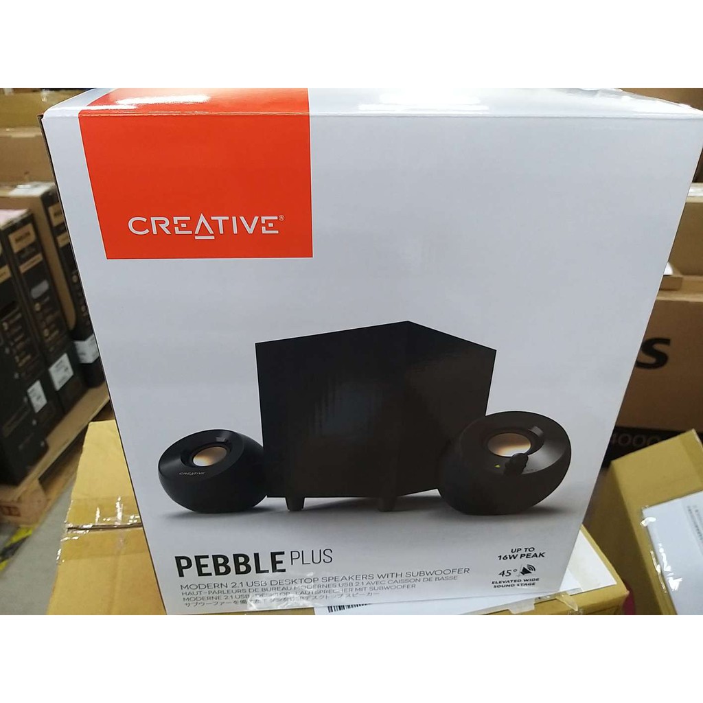 CREATIVE Pebble Plus 2.1 USB 喇叭
