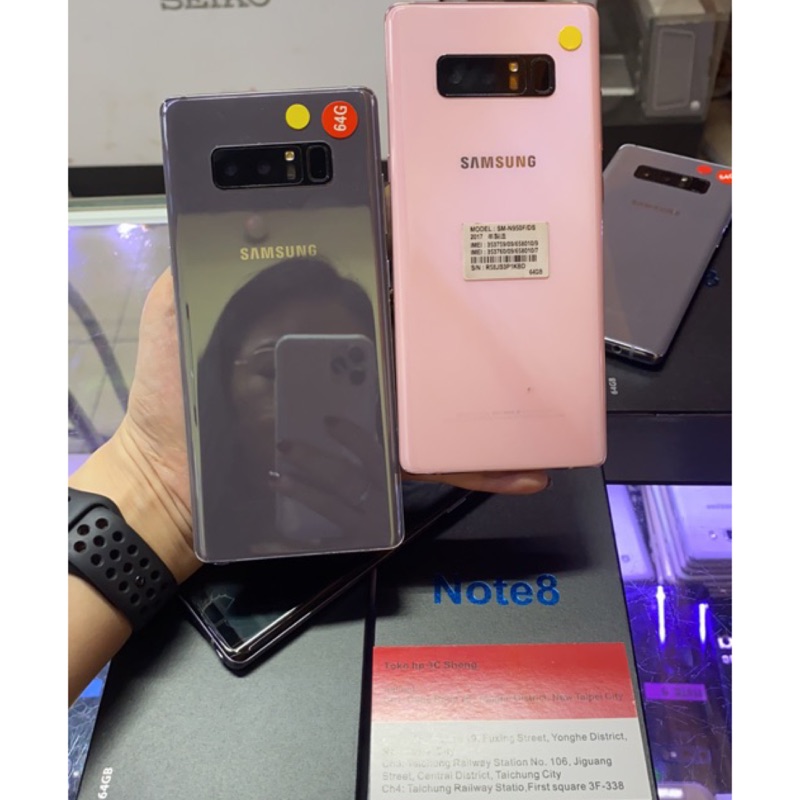 台版雙卡現貨附發票samsung Note8 6 3吋6 64gb 臺版臺中實體店面二手中古機 蝦皮購物