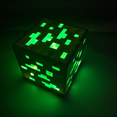 Minecraft 當個創世神系列多款造型燈具拼接積木夜燈 變色魔法藥水瓶 四色發光礦石hacken07 蝦皮購物