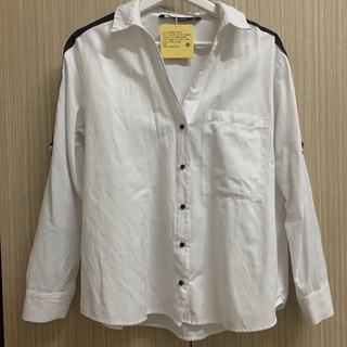 ZARA日本購入設計感白色襯衫