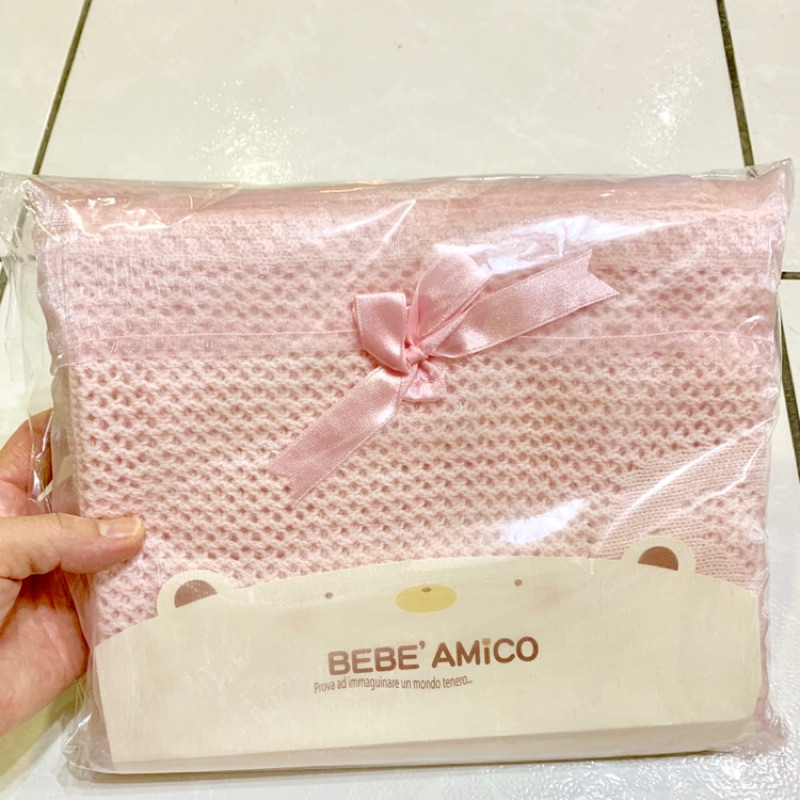 bebe amico鏤空編織洞洞毯。透氣好眠毯