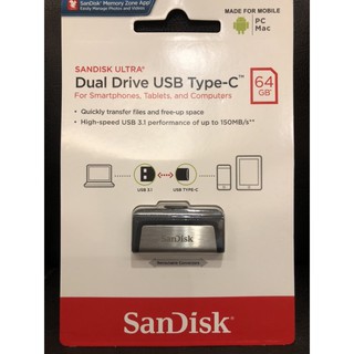 買3送1 限時下殺$249 「64G」隨身碟 SanDisk 安全有保障 支援USB3.1