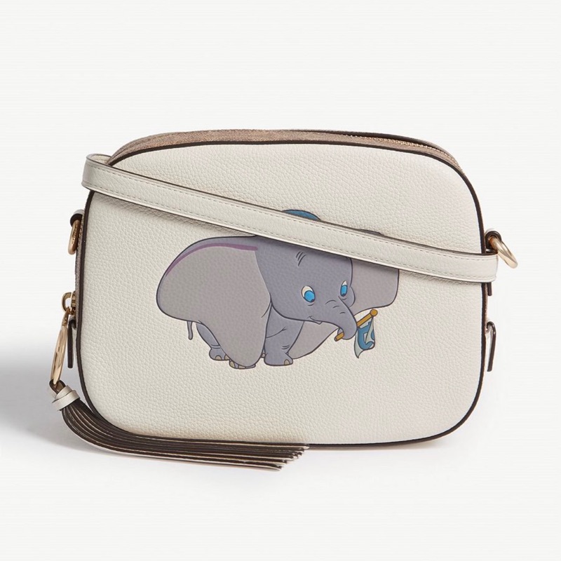 代購coach X Disney 聯名小飛象相機包男女公司貨現貨 蝦皮購物