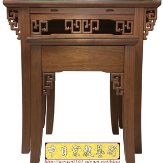 純實木佛桌系列 高階柚木神桌 古典鏤空雕花造型神桌天然木神桌 小型佛桌精選 柚木佛桌3尺6