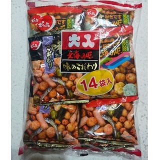 日本 天六/傳六 #北海之味 #好味餅 二色綜合 14袋入 豆果子 ⚠️細看內文⚠️
