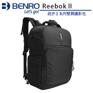 ◎相機專家◎ BENRO 百諾 Reebok II 100N 銳步二代系列後背包 1機2鏡1閃 12吋筆電 公司貨