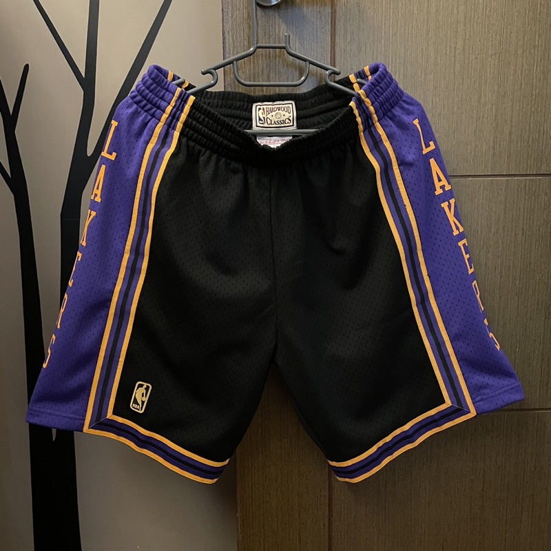 [UD7] Mitchell &amp; Ness Lakers Kobe NBA球褲 湖人 草寫黑 異色 Reload 異色