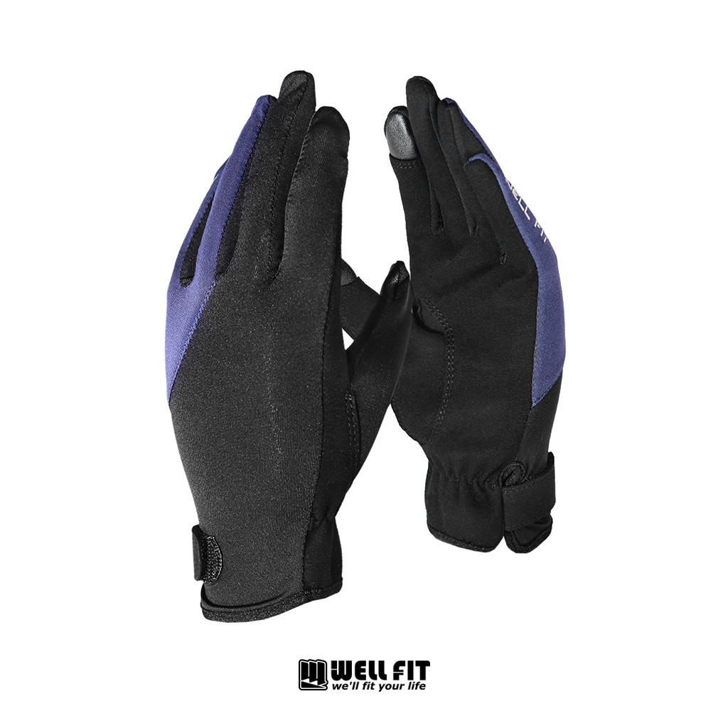 【威飛客WELL FIT】抗UV 15+ 觸控防曬手套 - 二色 抗紫外線99% 涼感透氣  防滑 螢幕觸控 機車手套