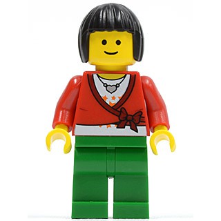 玩樂趣 LEGO樂高 10211 街景系列 Sweater Cropped 二手人偶 (twn103)