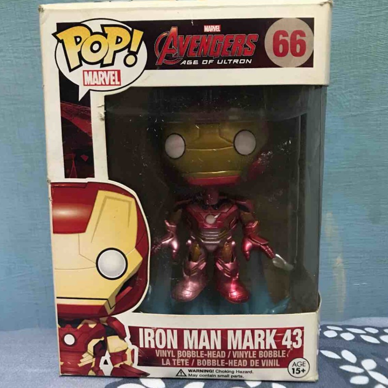 Funko Pop 66 野獸國代理鋼鐵人mk43 馬克43 絕版品稀有漫威正版公仔 蝦皮購物